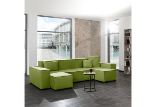 Max Winzer® Wohnlandschaft »MOVE«, Set, Sofa-Set 06 aus 8 Sitz-Elementen, inklusive 3 Zierkissen, individuell kombinierbar