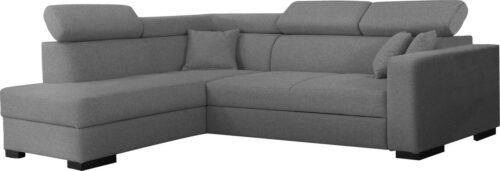 Home affaire Ecksofa »Tulio«, wahlweise mit Bettfunktion und Bettkasten, incl. 3 Zierkissen