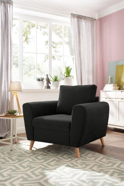 Home affaire Sessel »Penelope Luxus«, mit besonders hochwertiger Polsterung für bis zu 140 kg pro Sitzfläche