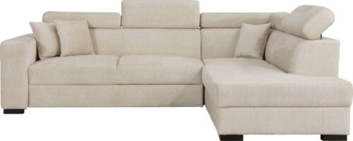 Home affaire Ecksofa »Tulio«, wahlweise mit Bettfunktion und Bettkasten, incl. 3 Zierkissen