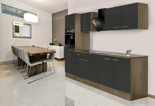 RESPEKTA Küchenzeile »York«, mit E-Geräten, Breite 270 cm