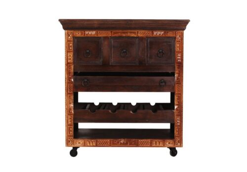 SIT Kommode »Küchenwagen Recyceltes Altholz«, Recyceltes Altholz