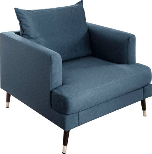 Trendfabrik Loungesessel »Justin«, mit Fuß in Holz-Metallkombination, frei im Raum stellbar