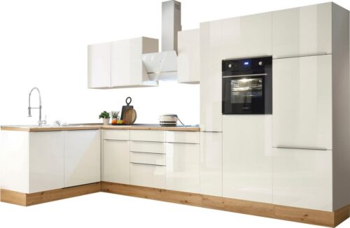 RESPEKTA Winkelküche »Safado«, hochwertige Ausstattung wie Soft Close Funktion, schnelle Lieferzeit, Stellbreite 370 x 172 cm