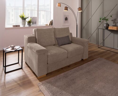 Home affaire Polstergarnitur »Tiny November«, (3-tlg), Verwandlungsofa: 2 Hocker im Sofa integriert, können separat gestellt werden, Sitzbreite 120 cm