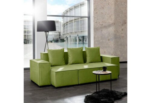 Max Winzer® Wohnlandschaft »MOVE«, Set, Sofa-Set 02 aus 8 Sitz-Elementen, inklusive 3 Zierkissen, individuell kombinierbar