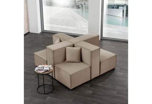 Max Winzer® Wohnlandschaft »MOVE«, Set, Sofa-Set 05 aus 8 Sitz-Elementen, inklusive 2 Zierkissen, individuell kombinierbar