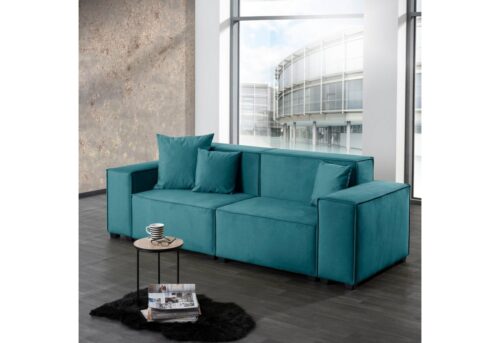 Max Winzer® Wohnlandschaft »MOVE«, Set, Sofa-Set 01 aus 6 Sitz-Elementen, inklusive 3 Zierkissen, individuell kombinierbar