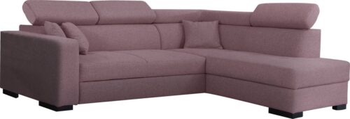 Home affaire Ecksofa »Tulio«, wahlweise mit Bettfunktion und Bettkasten, incl. 3 Zierkissen