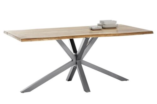 SIT Esstisch »Tisch 180x90 cm, Akazie natur Platte Akazie, Geste«, Platte Akazie, Gestell Metall