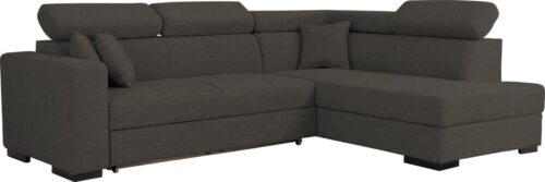 Home affaire Ecksofa »Tulio«, wahlweise mit Bettfunktion und Bettkasten, incl. 3 Zierkissen