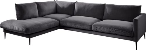 Trendfabrik Polsterecke »Svea«, Ottomane rechts oder links bestellbar, mit Metallfuß, frei im Raum stellbar