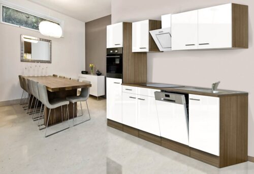 RESPEKTA Küchenzeile »York«, mit E-Geräten, Breite 280 cm