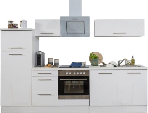 RESPEKTA Küchenzeile »RP280«, mit E-Geräten, Breite 280 cm