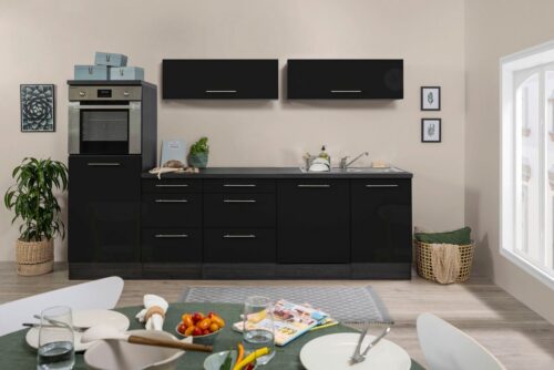 RESPEKTA Küchenzeile »RP280«, mit E-Geräten, Breite 280 cm