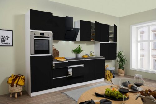 RESPEKTA Küchenzeile »Boston«, mit E-Geräten, Breite 370 cm