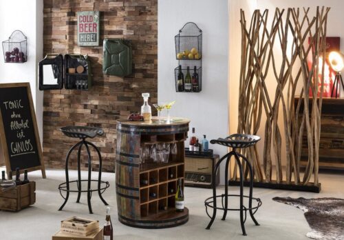 SIT Kommode »Barschrank Altholz mit starken Gebrauchsspuren,«, Altholz mit starken Gebrauchsspuren, lackiert