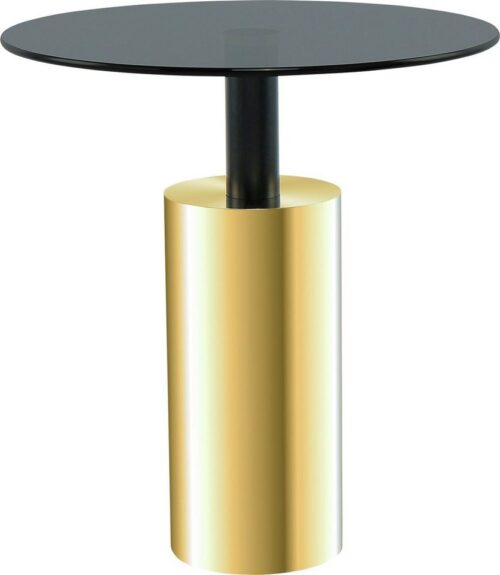 Kayoom Beistelltisch »Beistelltisch Rosanna 525«, runde Glas-Tischplatte