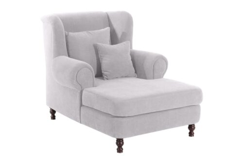 Max Winzer® Sessel »Mareille«, Big-Sessel inkl. 2x Zierkissen 55x55cm + 40x40cm Velours