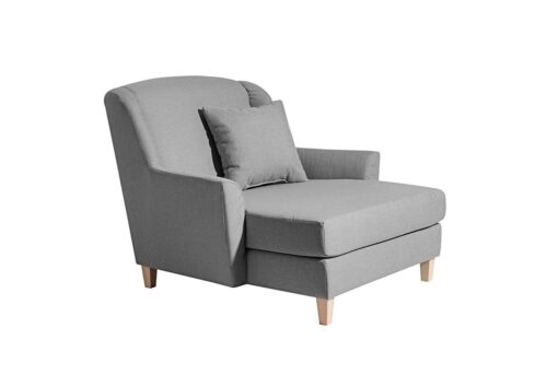 Max Winzer® Sessel »Judith«, Big-Sessel inkl. 1x Zierkissen 55x55cm Leinenoptik