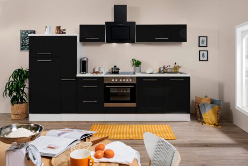 RESPEKTA Küchenzeile »RP300«, mit E-Geräten, Breite 300 cm