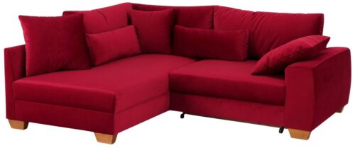 Home affaire Ecksofa »Kerstin Luxus«, mit besonders hochwertiger Polsterung für bis zu 140 kg pro Sitzfläche, auch in Aqua clean-Bezug für leichte Reinigung mit Wassser