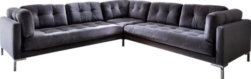 Trendfabrik Ecksofa »Landau«, mit Metallfuß, frei im Raum stellbar