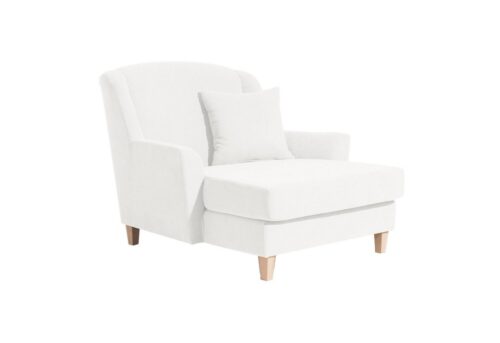 Max Winzer® Sessel »Judith«, Big-Sessel inkl. 1x Zierkissen 55x55cm Velours