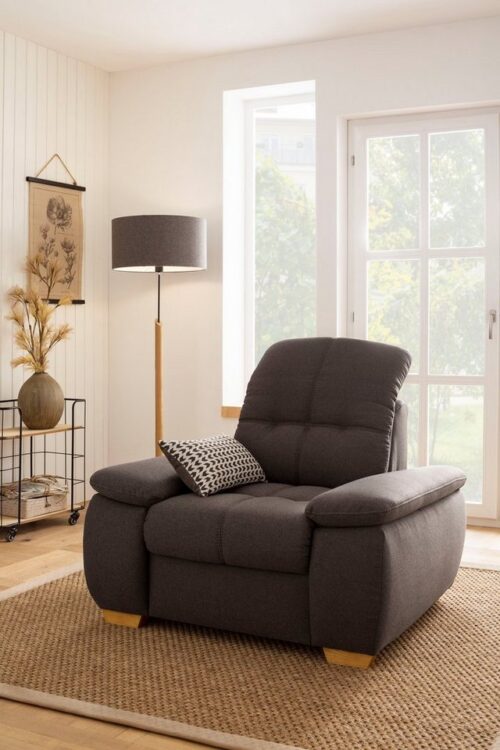 Home affaire Sessel »Lotus Home«, wahlweise mit Kopfteilverstellung und Aqua Clean-Bezug für leichte Reinigung mit Wasser