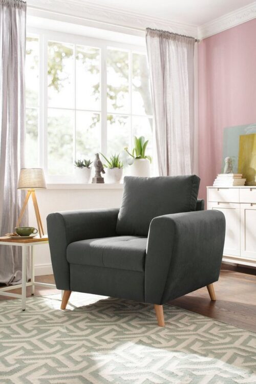 Home affaire Sessel »Penelope Luxus«, mit besonders hochwertiger Polsterung für bis zu 140 kg pro Sitzfläche