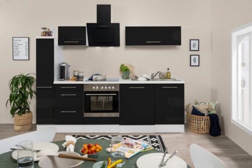 RESPEKTA Küchenzeile »RP250«, mit E-Geräten, Breite 250 cm