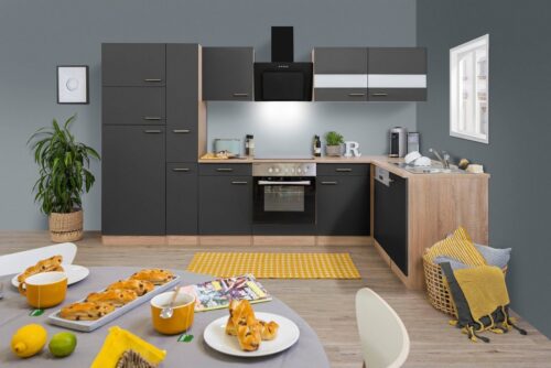 RESPEKTA Küchenzeile »Hamburg«, mit E-Geräten, Breite 310x170cm