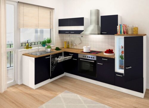 RESPEKTA Winkelküche »Hamm«, mit E-Geräten, Stellbreite 280 x 172 cm