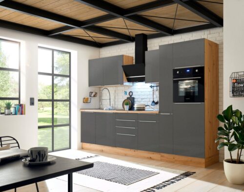 RESPEKTA Küchenzeile »Safado«, hochwertige Ausstattung wie Soft Close Funktion, schnelle Lieferzeit, Breite 310 cm