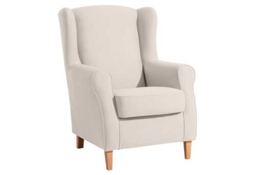 Max Winzer® Sessel »Lorris«, Ohrenbackensessel Leinenoptik