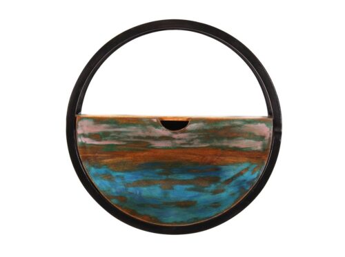 SIT Regal »Wandregal Altholz mit Gebrauchsspuren, Metall«, Altholz mit Gebrauchsspuren, Metall