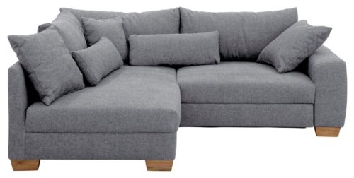 Home affaire Ecksofa »Helena Luxus«, mit besonders hochwertiger Polsterung für bis zu 140 kg pro Sitzfläche, auch in Cord-Bezug, incl. 2 Nierenkissen und 3 Zierkissen