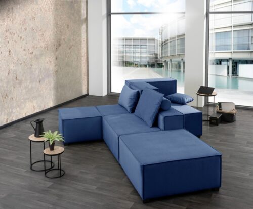 Max Winzer® Wohnlandschaft »MOVE«, Set, Sofa-Set 03 aus 8 Sitz-Elementen, inklusive 3 Zierkissen, individuell kombinierbar