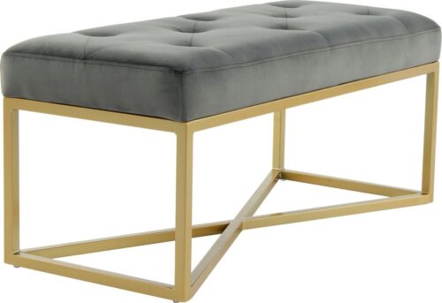 Kayoom Hockerbank »Sitzbank Cameron 125« (1 St), verziert mit Zierknöpfen