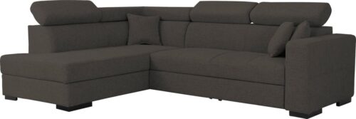 Home affaire Ecksofa »Tulio«, wahlweise mit Bettfunktion und Bettkasten, incl. 3 Zierkissen