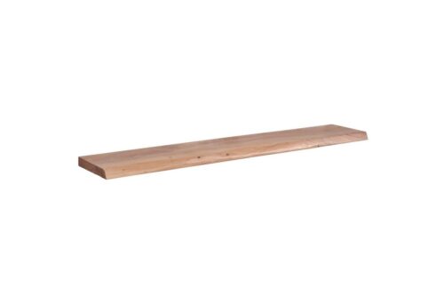 Wohnling Wandregal »WL6.516«, mit Baumkante Akazie Massivholz 140 cm Design Schweberegal Wandboard Massiv Regal Holz Natur Landhausstil Hängeregal