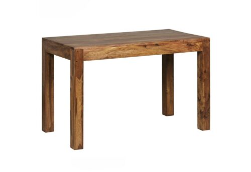 Wohnling Esstisch »WL1.318«, MUMBAI Massivholz Sheesham 120 cm Esszimmer-Tisch Holztisch Design Küchentisch Landhaus-Stil dunkel-braun