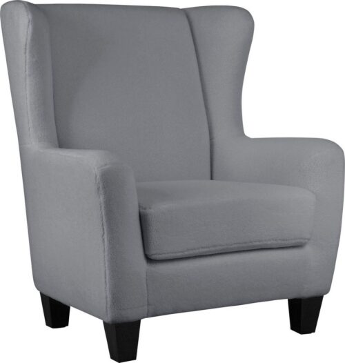 Home affaire Sessel »Chilly« (Set, 2-St., bestehend aus Sessel und Hocker), mit bequemer Federkern-Polsterung, in drei unterschiedlichen Bezugsqualitäten erhältlich, Sitzhöhe 44 cm