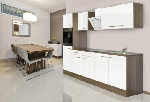 RESPEKTA Küchenzeile »York«, mit E-Geräten, Breite 270 cm