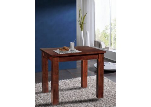 Massivmoebel24 Esstisch »OXFORD« (120x85x76 Akazie, Esstisch aus Akazienholz inklusive Schublade, Landhausstil), hochwertiges Edelholz,authentische Holzadern,aufwendige Schnitzereien und Verzierungen,