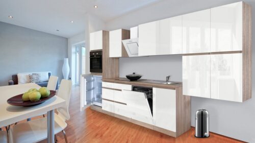 RESPEKTA Küchenzeile »Boston«, mit E-Geräten, Breite 380 cm