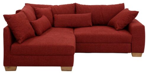 Home affaire Ecksofa »Helena Luxus«, mit besonders hochwertiger Polsterung für bis zu 140 kg pro Sitzfläche, auch in Cord-Bezug, incl. 2 Nierenkissen und 3 Zierkissen