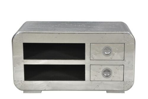 SIT Kommode »Lowboard Mangoholz + MDF mit Alu beschlagen, mit«, Mangoholz + MDF mit Alu beschlagen, mit Zierschrauben