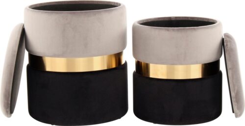 Kayoom Stauraumhocker »Zora 125« (2 St), Sitzfläche abnehmbar für Stauraum im Inneren