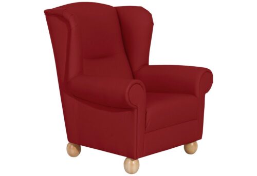 Max Winzer® Sessel »Monarch«, Ohrenbackensessel Kunstleder